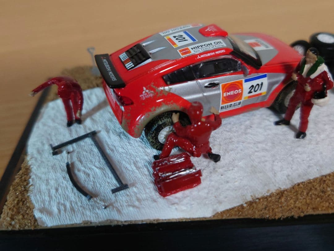 パジェロ2004ダカールラリー ジオラマ②