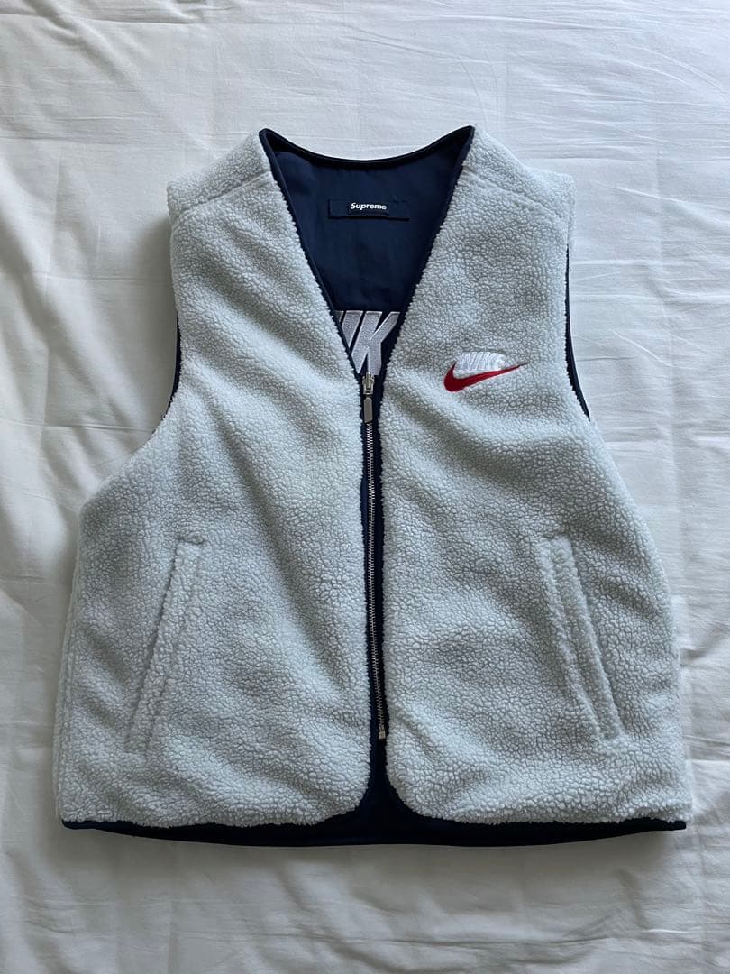 激レア美品supreme×NIKE コラボ　リバーシブルベスト