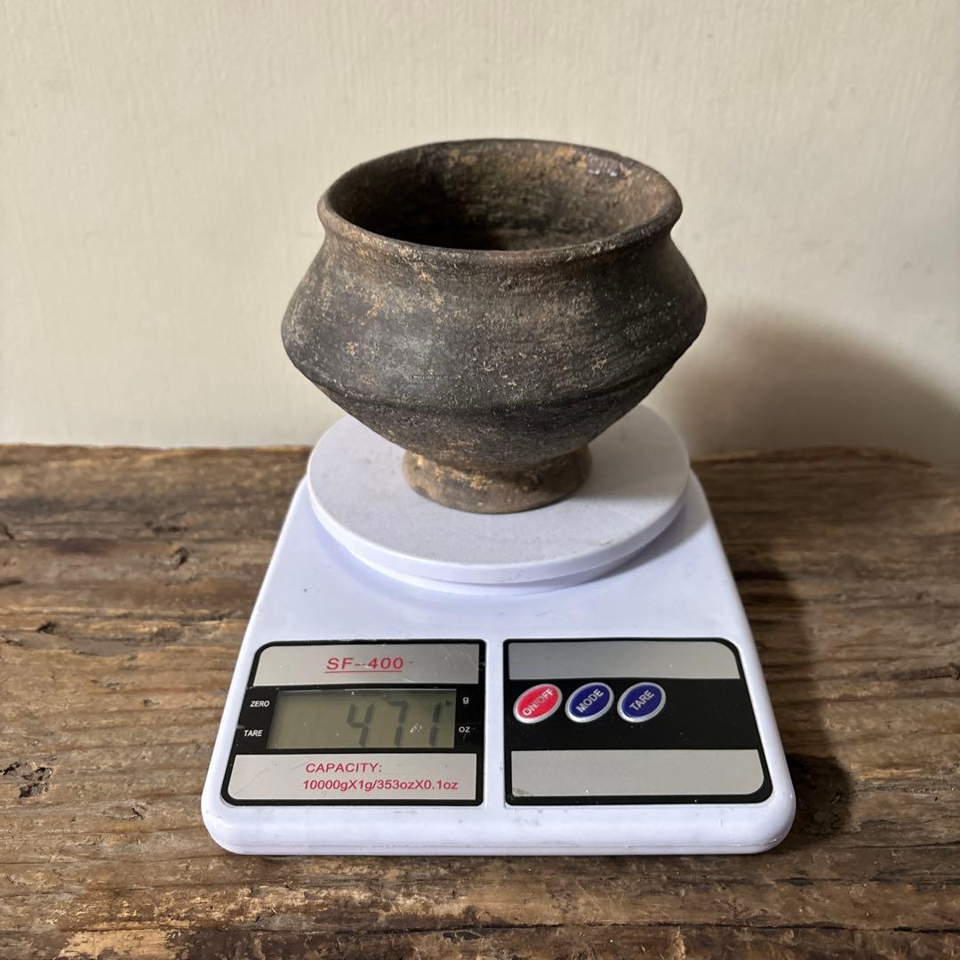 須恵器小壺　古美術　古道具　花器　アンティーク　骨董　新羅　高麗　南蛮　検:李朝