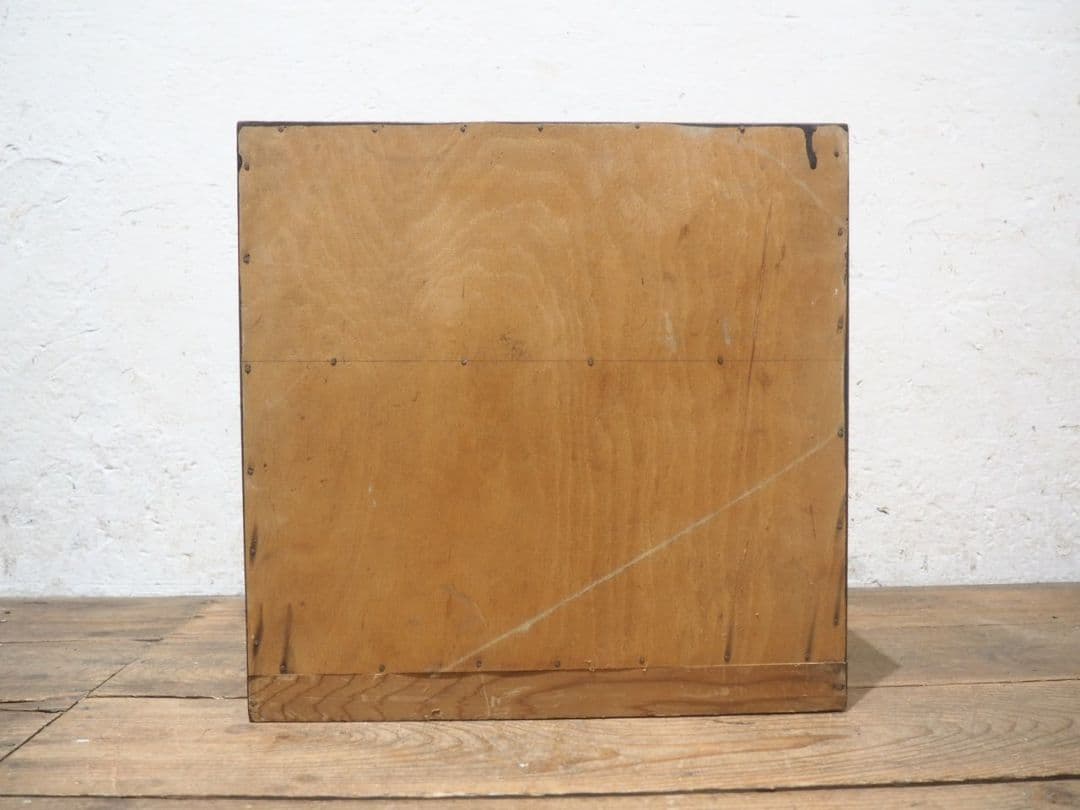 1373 レトロな小引き出し　収納棚　小箪笥　チェスト　陳列台　アンティーク