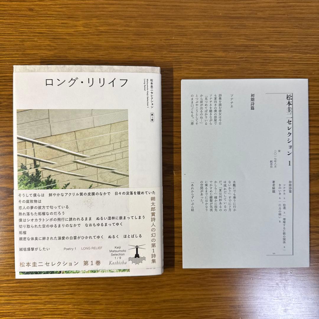 廃盤　ロング・リリイフ　松本圭二セレクション　第一巻
