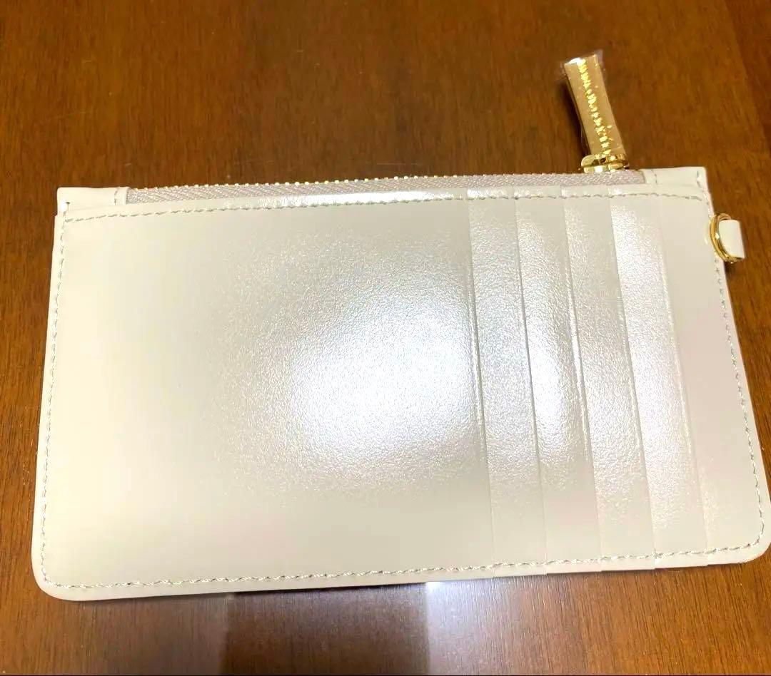 【新品未使用】文庫屋大関　すっきりカードケース　ロカイユ＜ペールカーキ＞