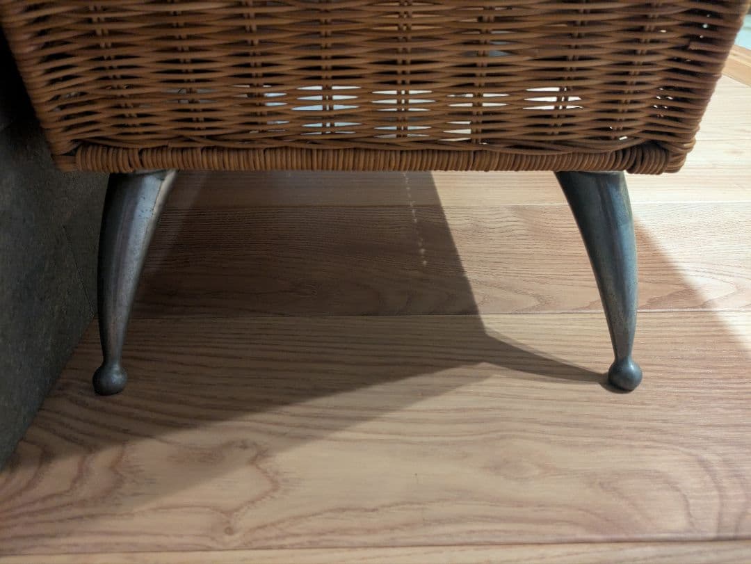 【ラタン家具】 ガラス扉付きキャビネット 飾り棚 北欧ナチュラル