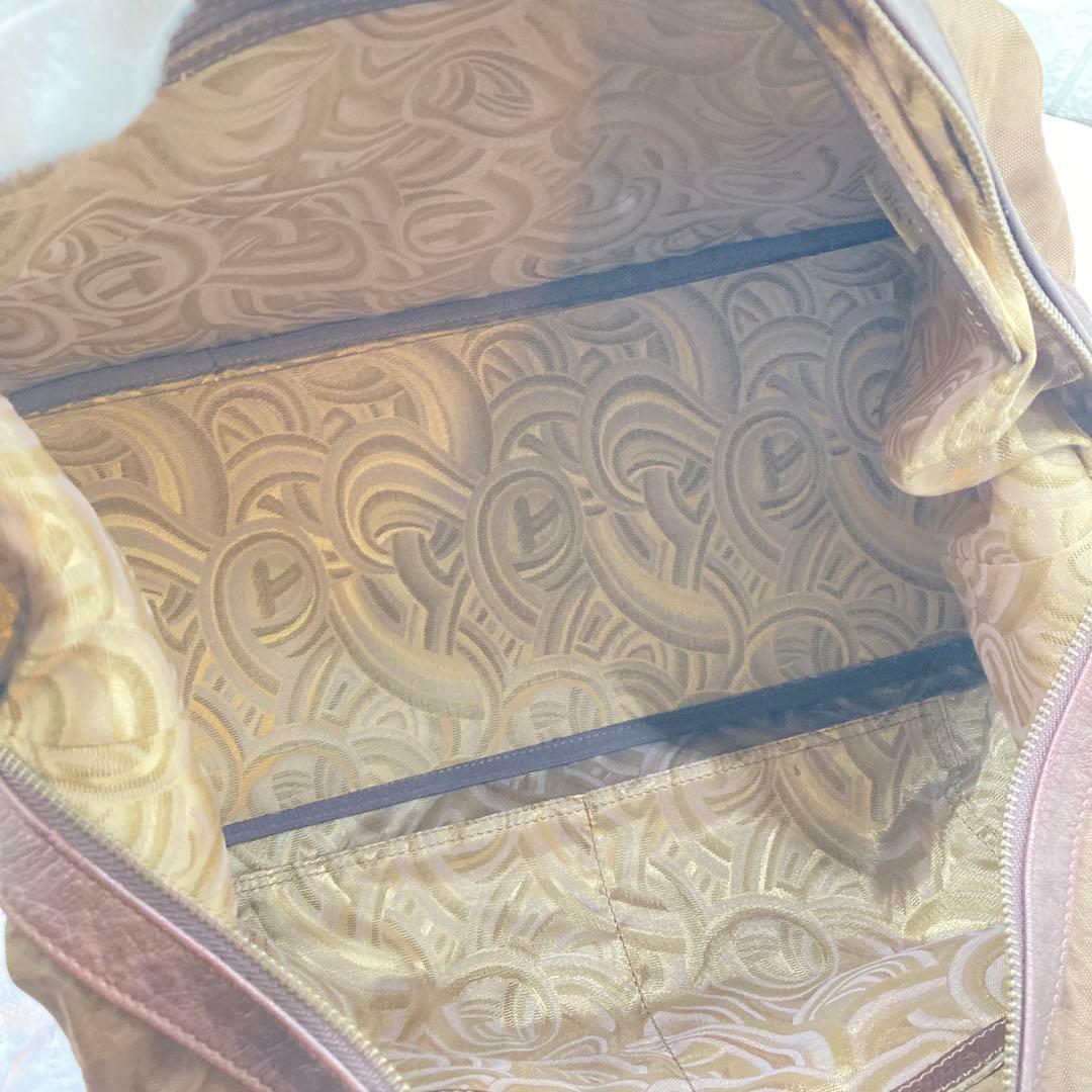 極美品❣️ IBIZAイビサ本革ボストンバッグショルダーストラップ旅行鞄 ブラウン