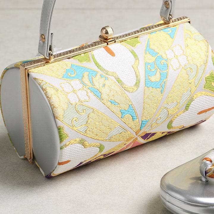 【新品】振袖用 草履バッグセット　古典 七宝文様　02809N