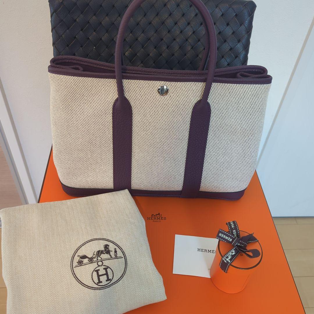 最終！ほぼ未使用【HERMES】エルメスガーデンパーティTPM 2022年U刻印