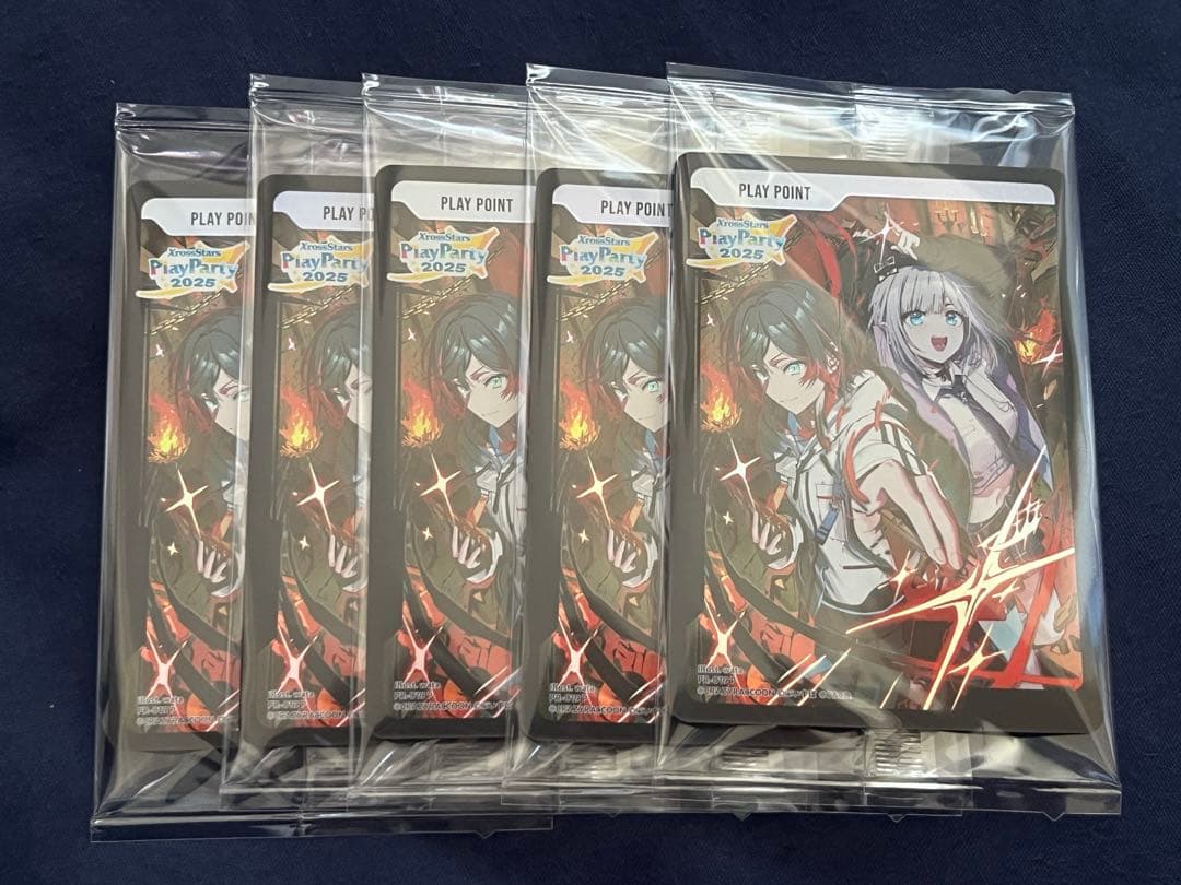 クロスタ　プレイポイント　プロモ　5枚xrossstars play party