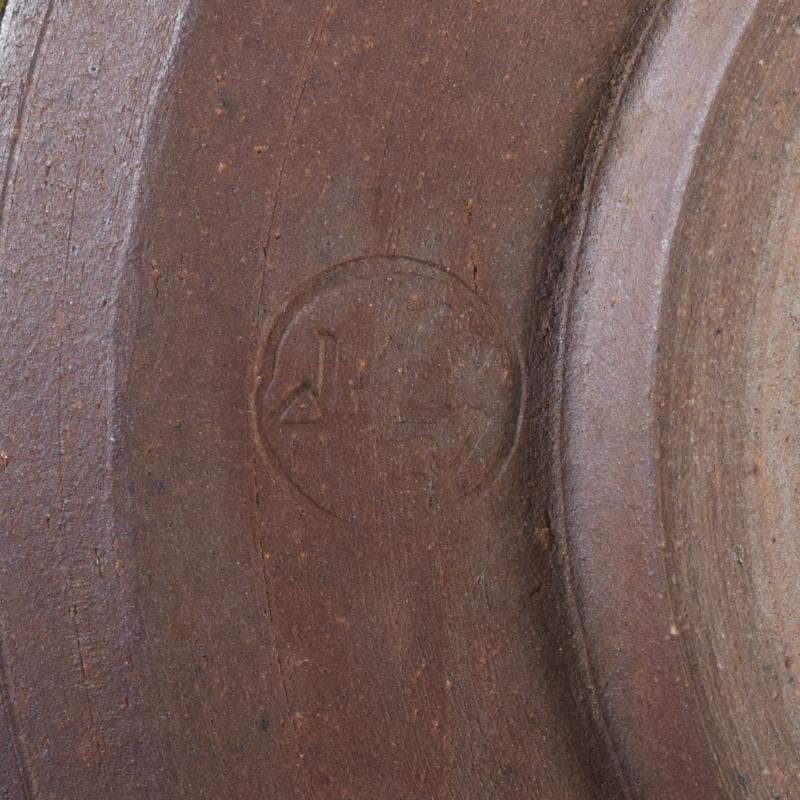 Q太郎　茶道具　高取焼　鬼丸雪山作　茶碗　共箱　V　7111