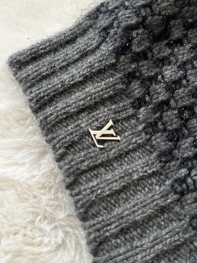 美品 Louis Vuitton ニット帽子 ビーニー