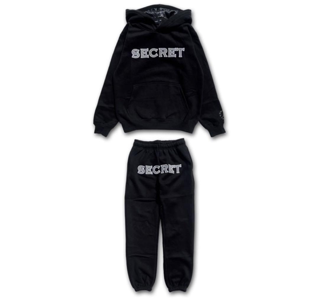 値下げ可能‼️ SECRET ブラック スウェットセットアップ M
