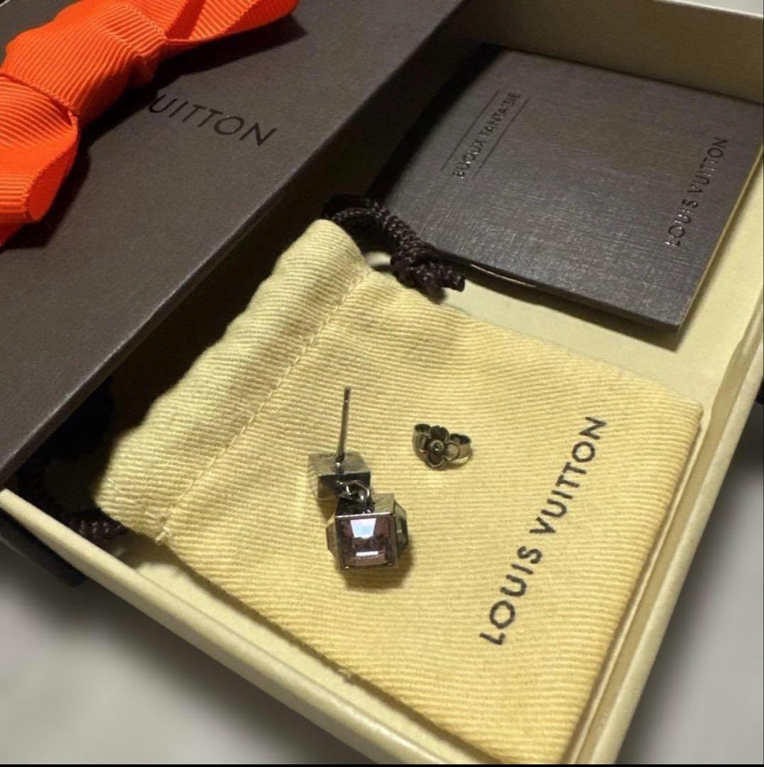 ルイ・ヴィトン ブークルドレイユ ギャンブル キューブピアス3点