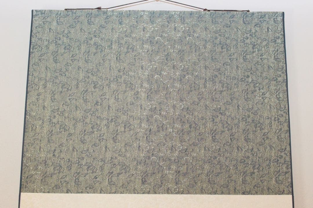 No5210 掛軸　中国画　「楊柳青年画」　木版画　紙本　古画　古美術　送料無料