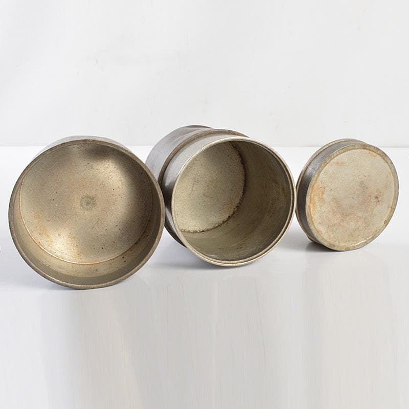 煎茶道具　古錫　茶壷　茶心壷　約591g　M　R6127