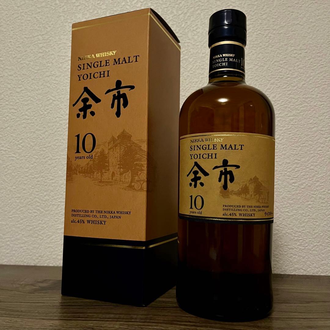 ♦ 余市 10年 箱付き 700ml ニッカ シングルモルト ウイスキー