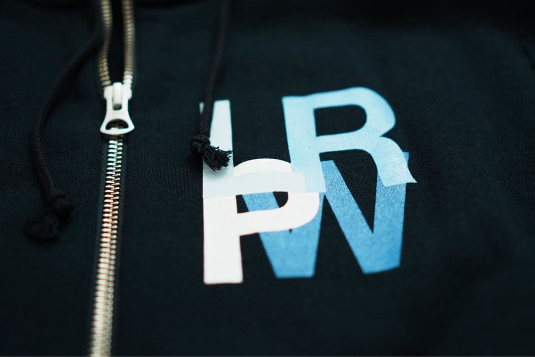 【新品】ループウィラー L.P.R.W. 吊り編みフルジップフーディ ネイビー