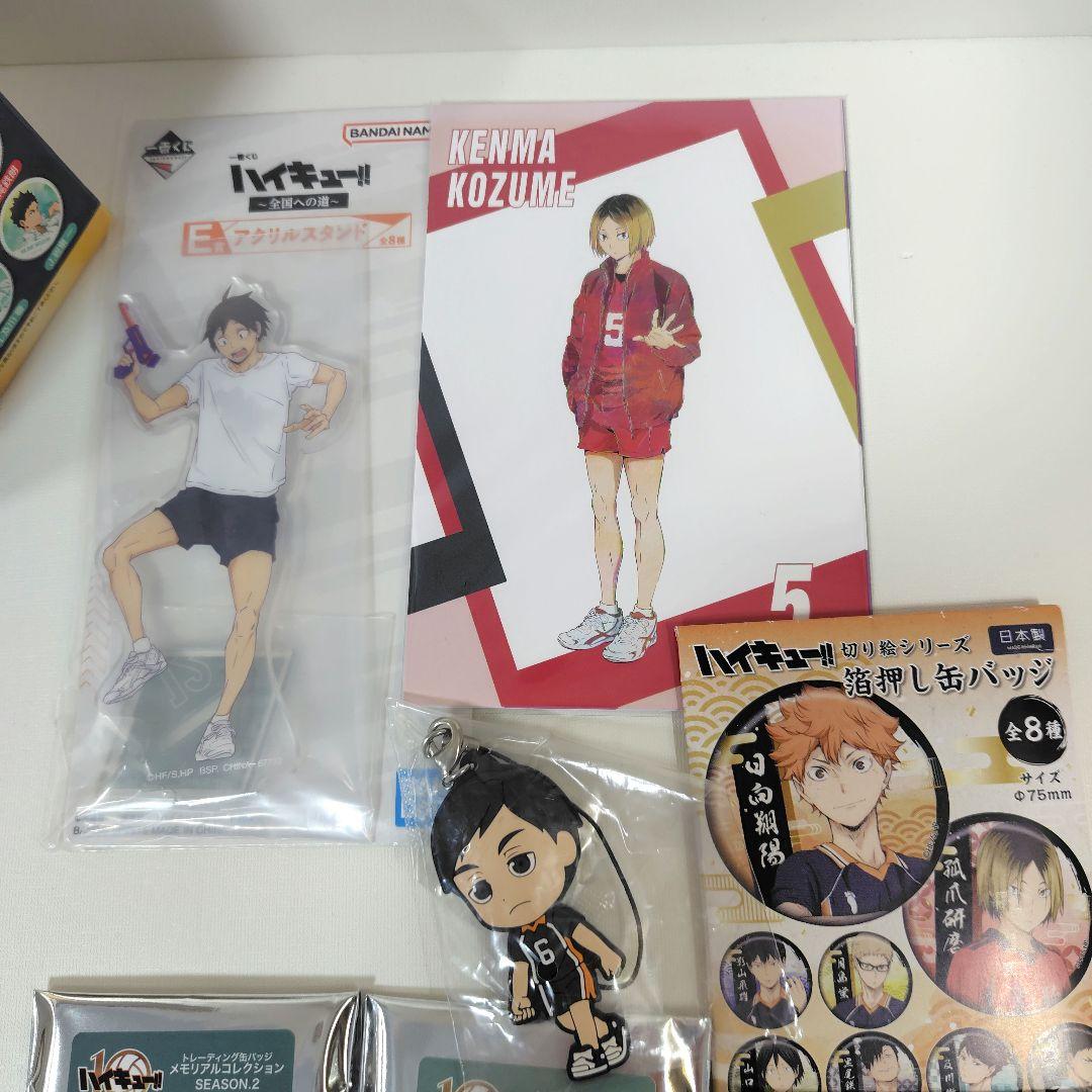 73個＋３BOX ハイキュー 缶バッジコレクション 箔押し缶バッジ ポストカード