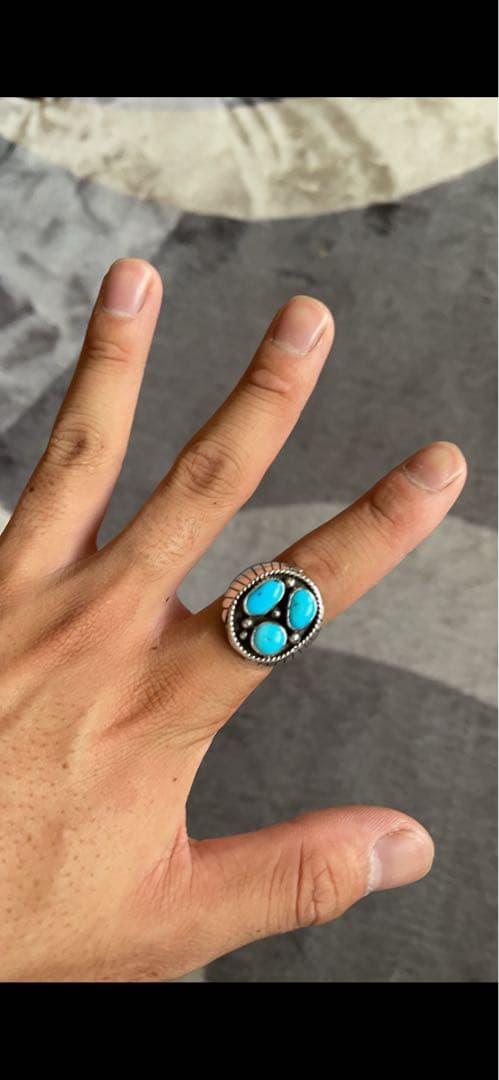 ターコイズ インディアンジュエリー　リング