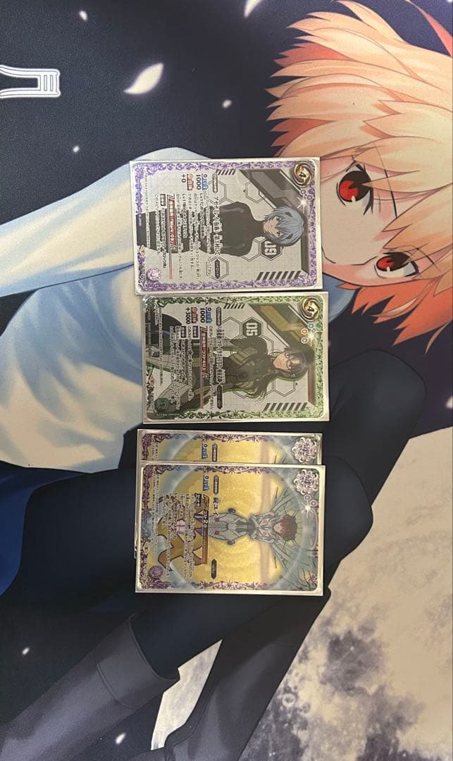 バトルスピリッツ 紫エヴァ　ゲンドウ、シンジ　デッキパーツ　おまけ付き