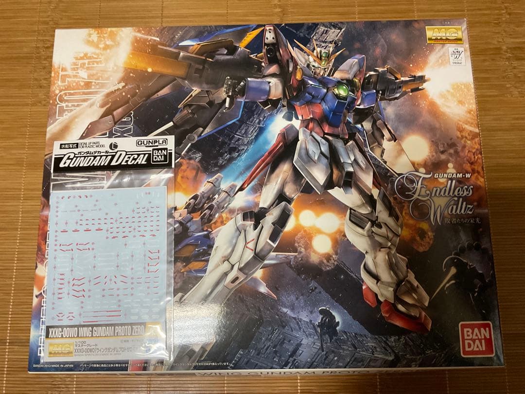 ＭＧ 1/100 ウイングガンダムプロトゼロ ＥＷ　水転写式デカールセット