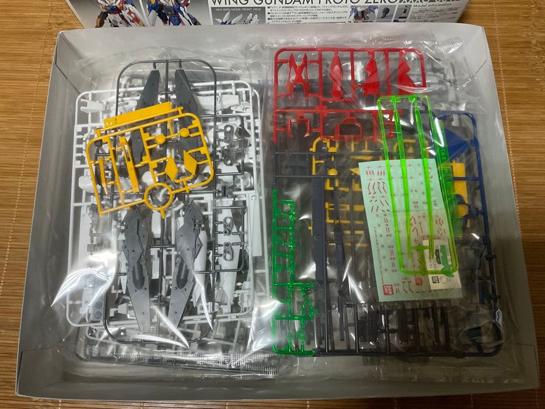 ＭＧ 1/100 ウイングガンダムプロトゼロ ＥＷ　水転写式デカールセット