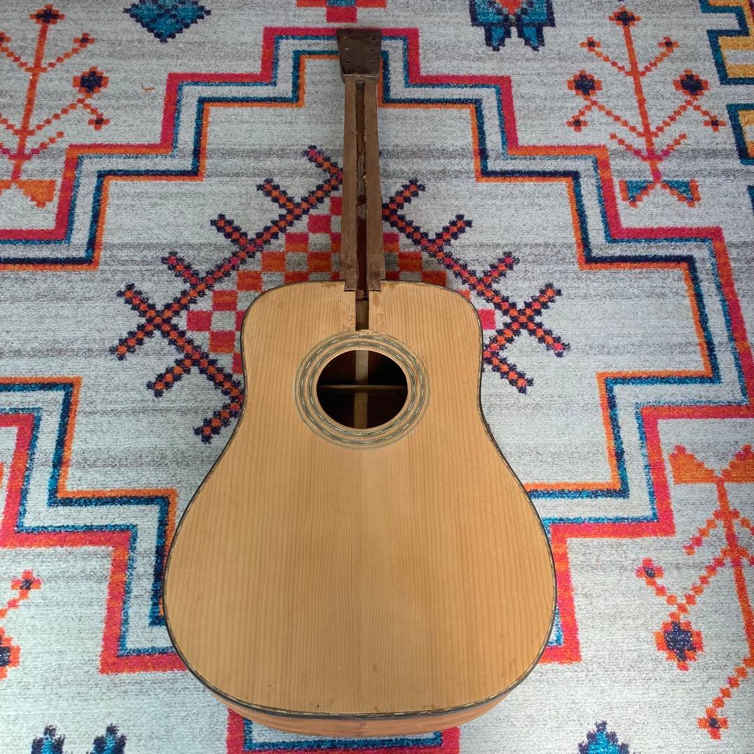 マ*ズ様 ハンドメイドギター　制作途中　ウォルナット　パーツ付き