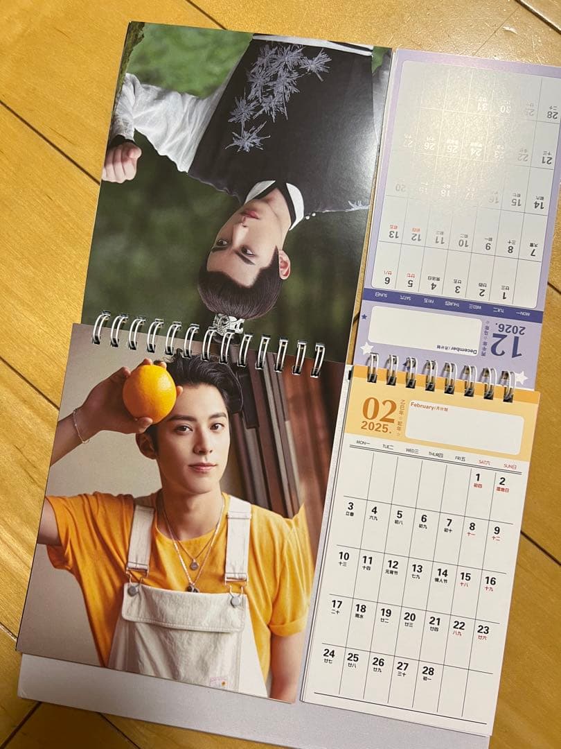 1780円最新ワンホーディー王鹤棣カレンダー 2025+2026年カレンダー①