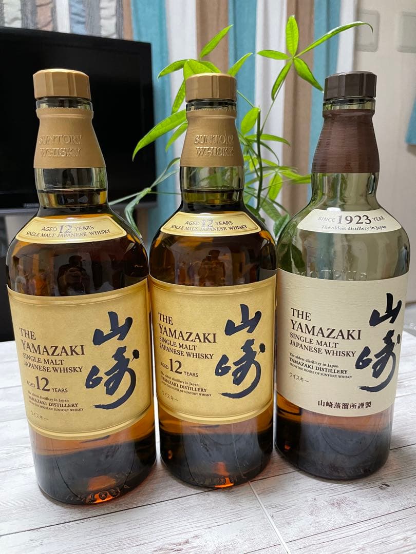 山崎12年 4本 響 1本 山崎シングルモルト 計6本