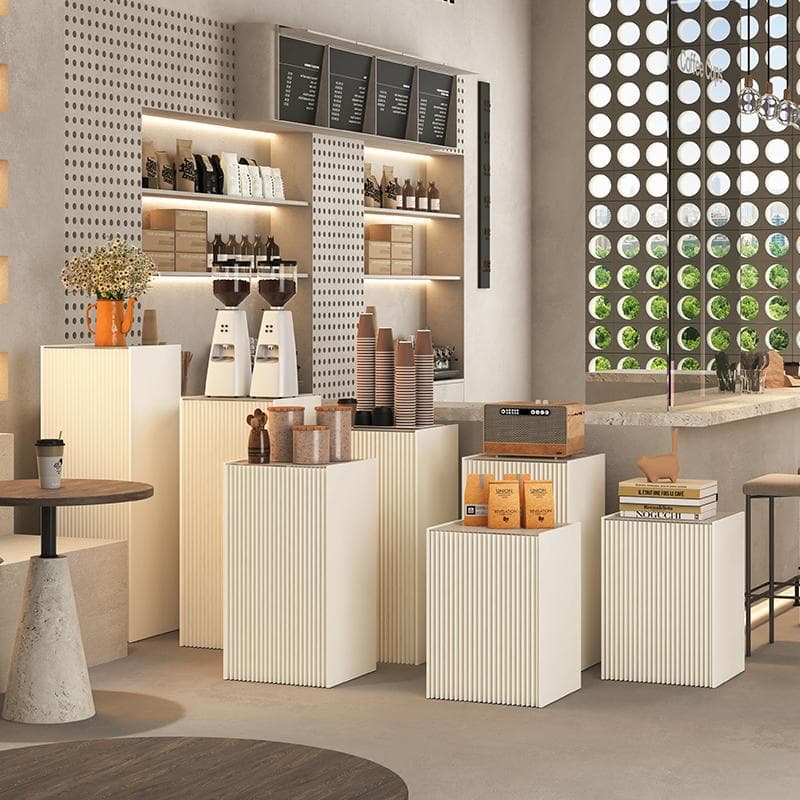 ディスプレイスタンド高さ108㎝長さ50㎝展示台 陳列台 組立不要展示会イベント