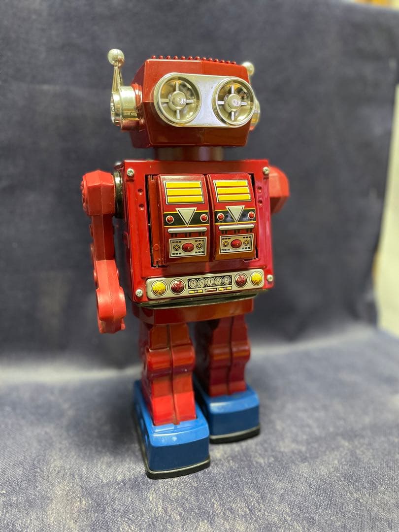 堀川玩具ジャンボ火星大王（初期型）と（後期型）箱無し日本製（可動保証不可）の2台