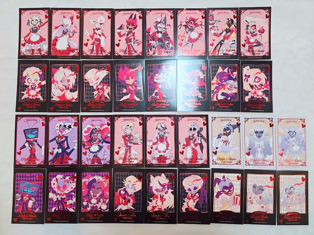 ハズビンホテル アニメイトカフェ 箔押しカード コンプリート
