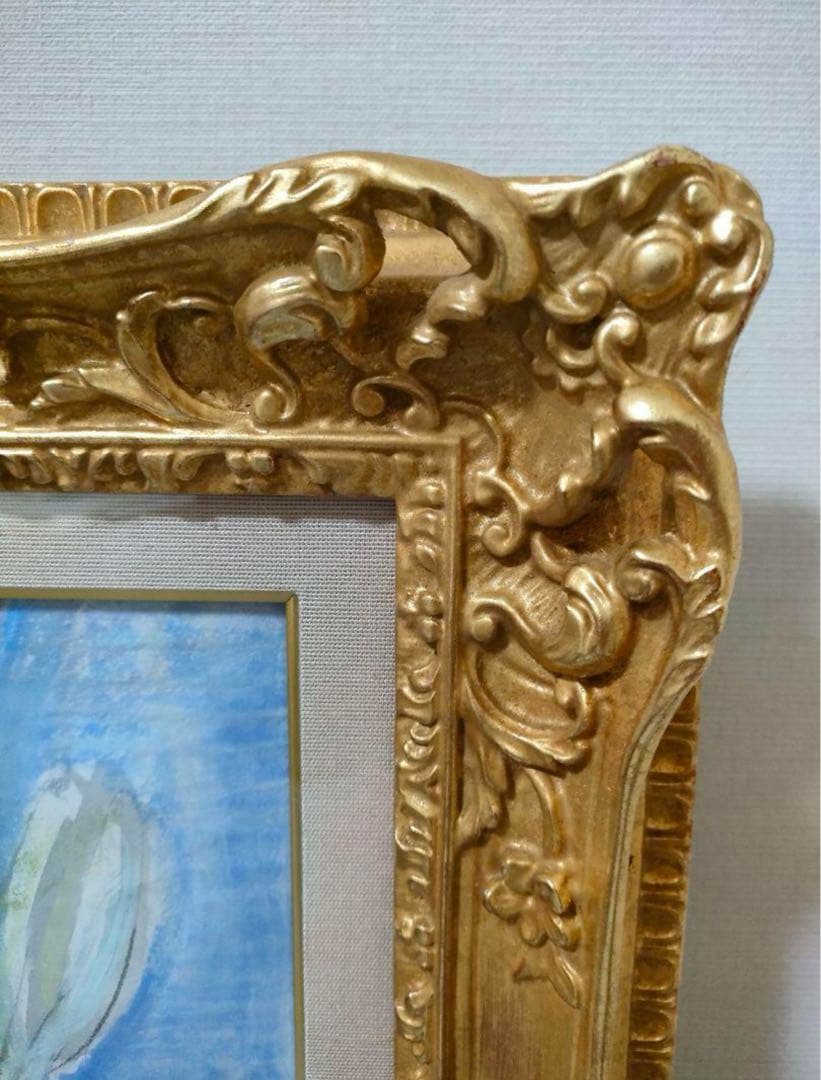 【最高級】珍しいF15号です。ゴールド木製油彩額縁