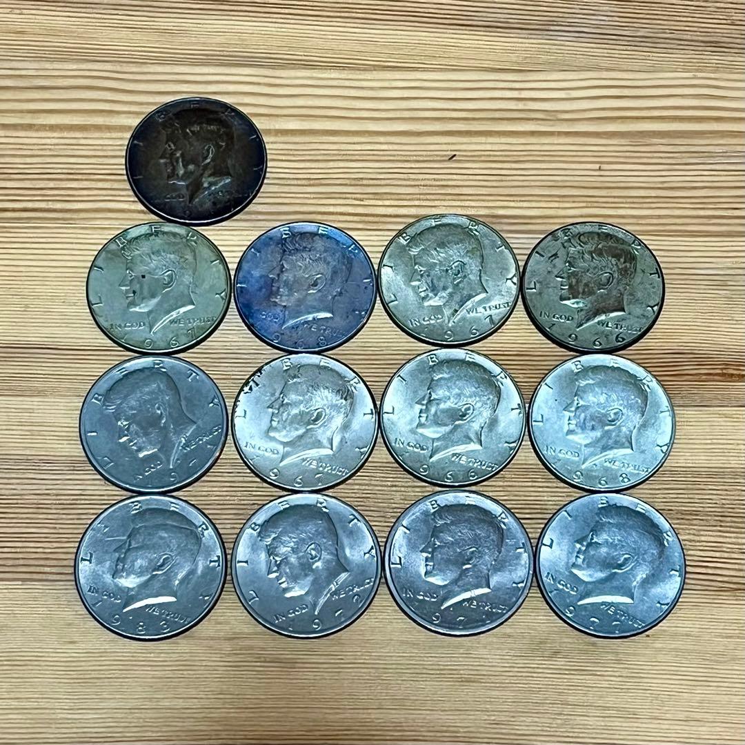 ケネディ ハーフダラー トーン 13枚 1965年以降 1/2ドル銀貨 アメリカ