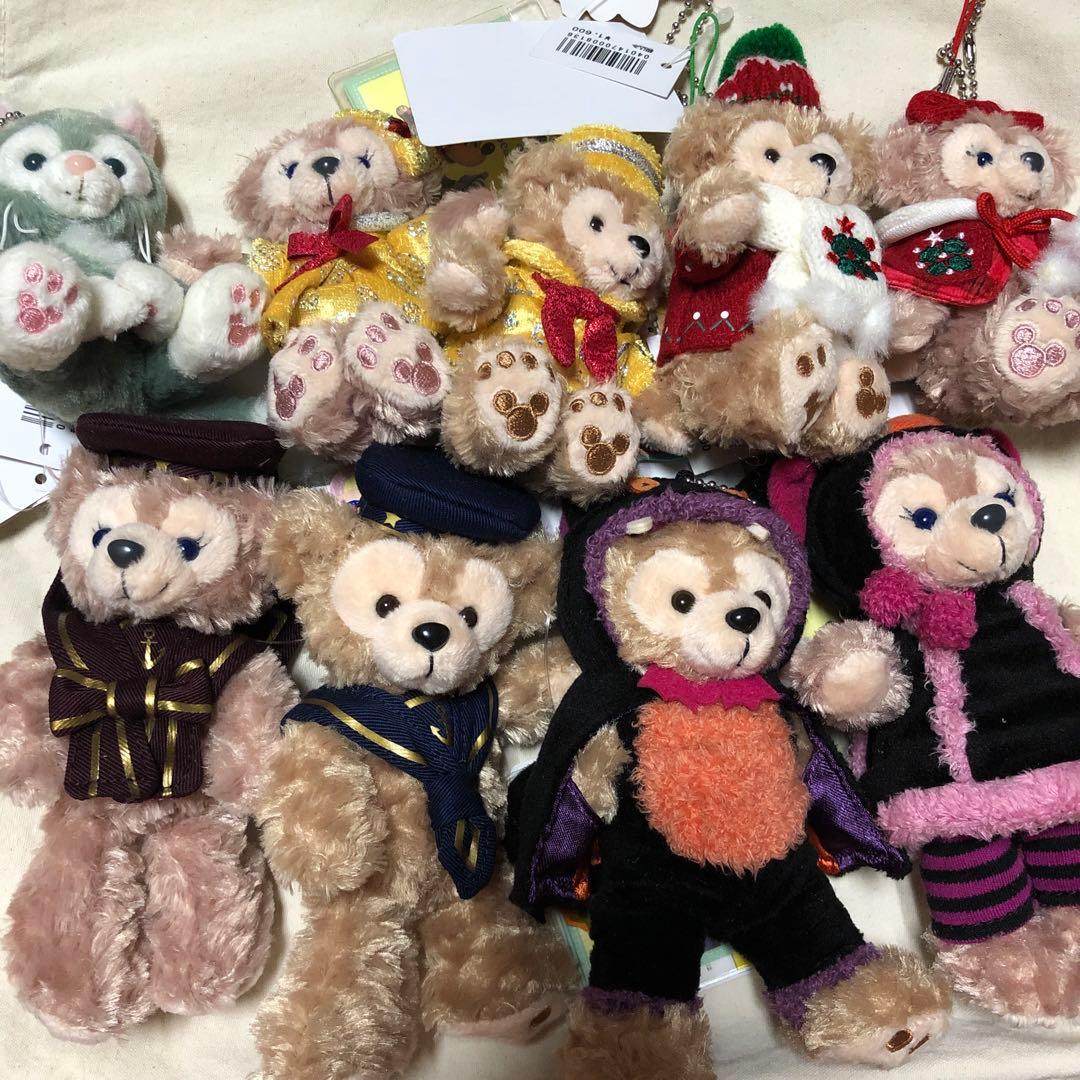 ダッフィー、シェリーメイぬいぐるみまとめ売り