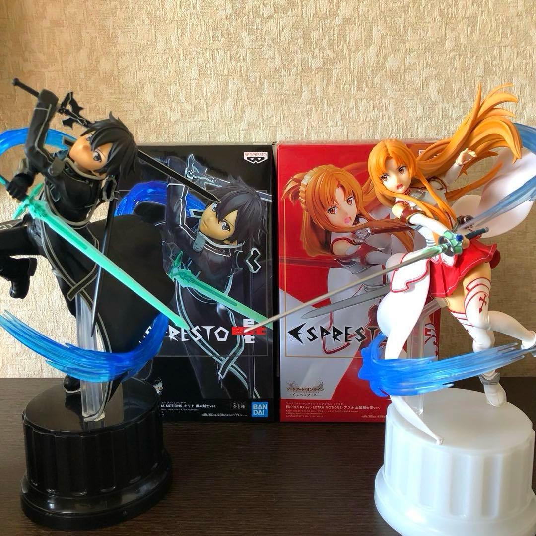 SAO ESPRESTO キリト 黒の剣士ver. アスナ 血盟騎士団ver.