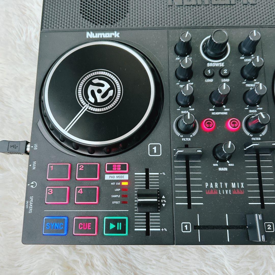 【付属品完備】 Numark PARTY MIX LIVE DJ スピーカー内蔵