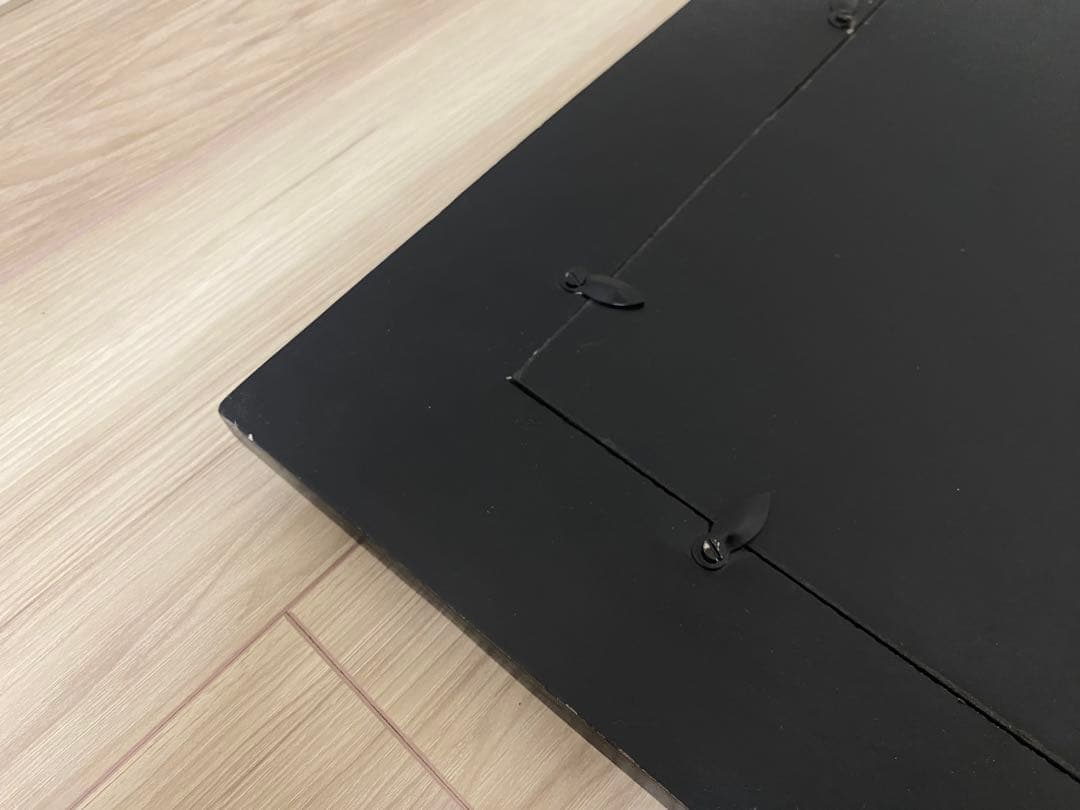 【希少品】ボーン・インレイ鏡　壁掛けミラー　象嵌　一点物　※最終値下げ