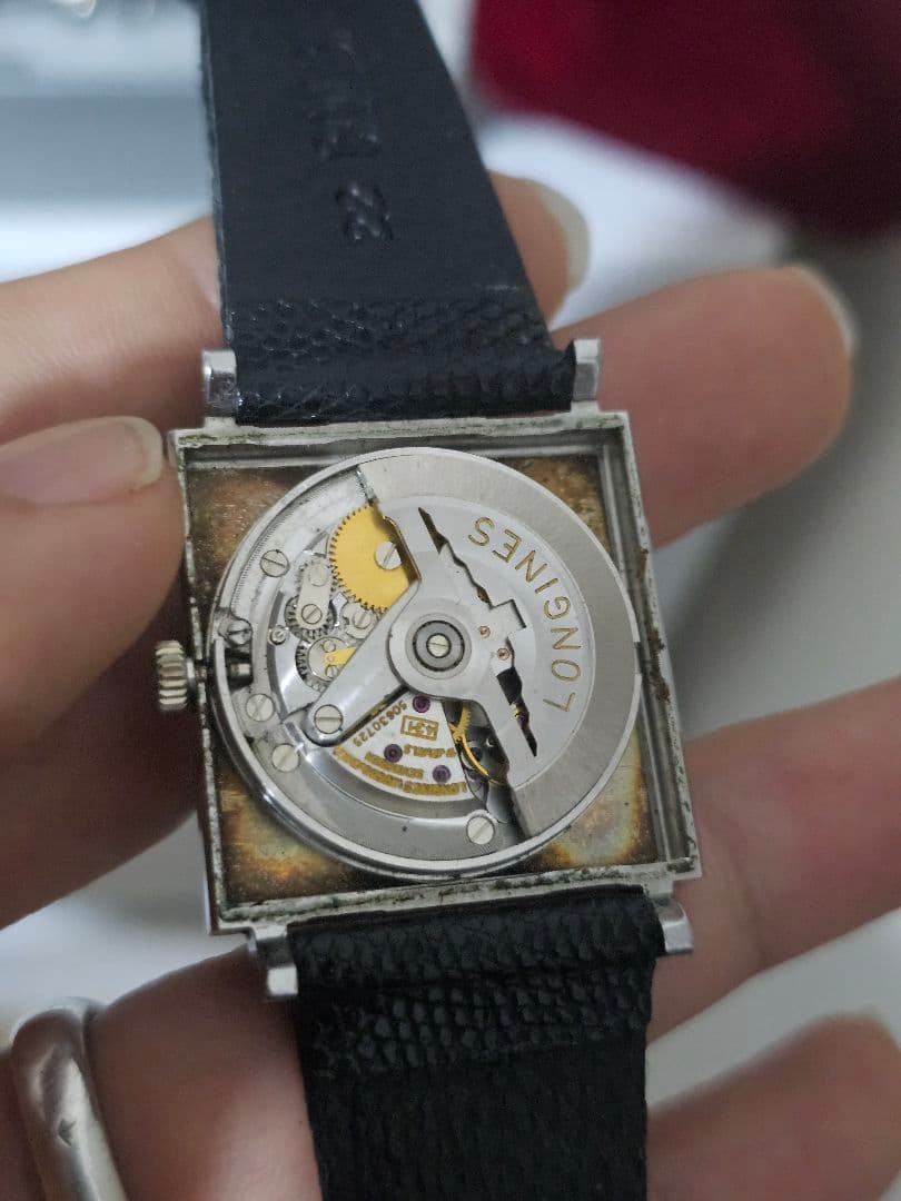 [稼働]　ロンジン　　ULTRA-CHRON　シルバー　自動巻き　ユニセックス