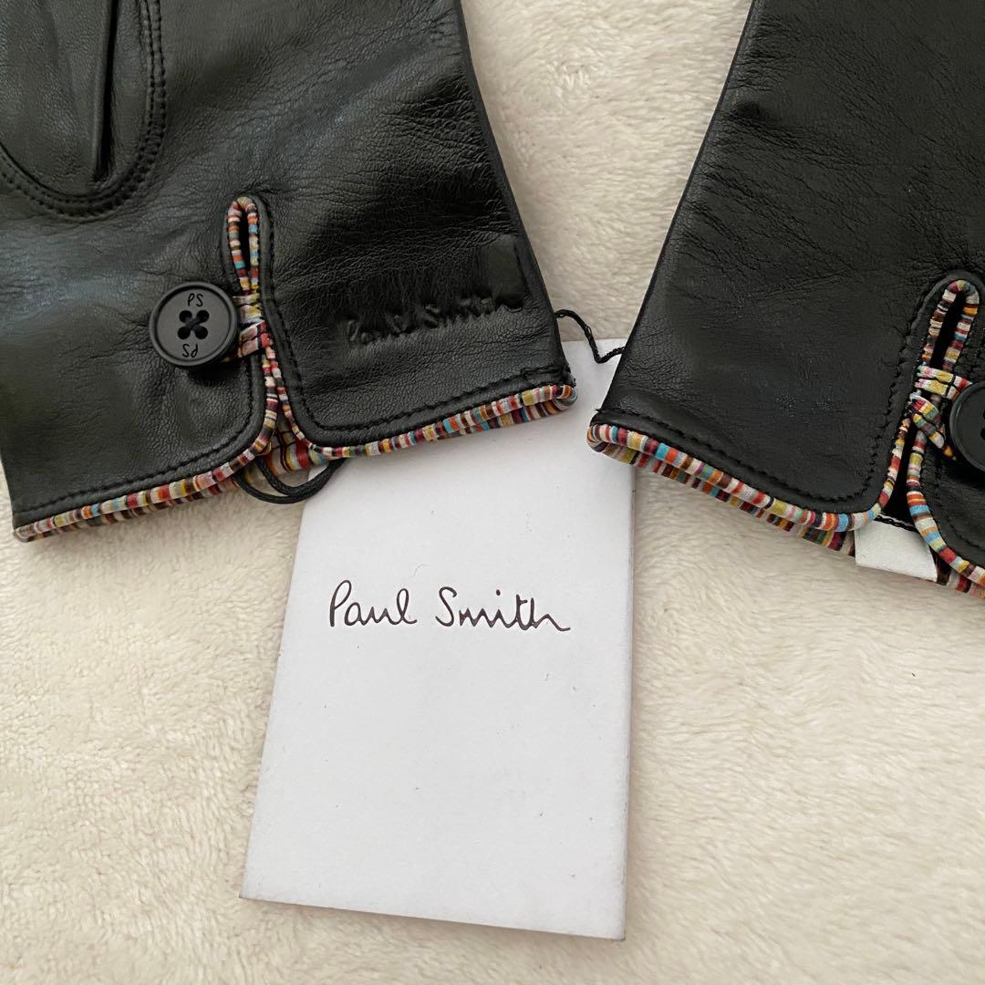 Paul Smith メンズ Mサイズ 手袋 ブラック【タグ付き新品未使用品】