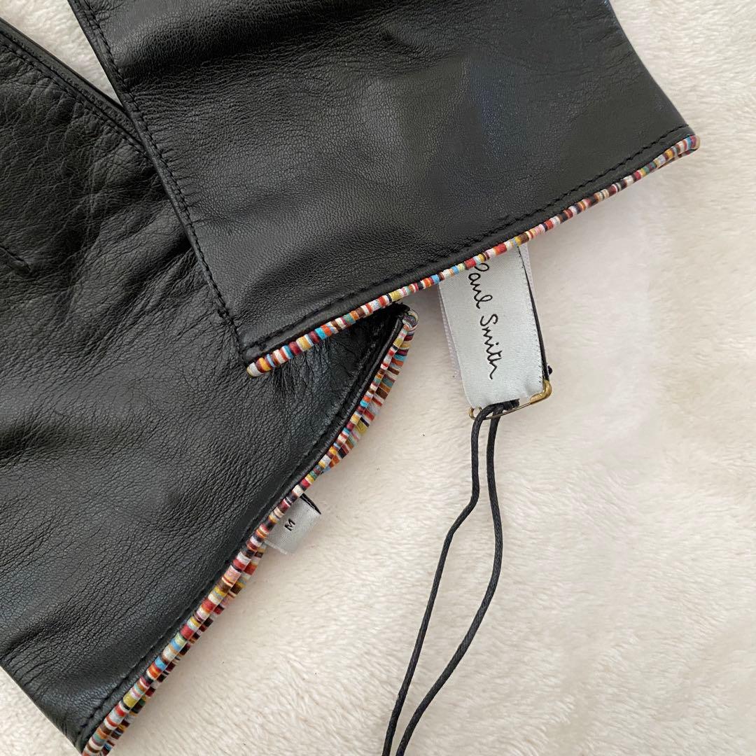 Paul Smith メンズ Mサイズ 手袋 ブラック【タグ付き新品未使用品】