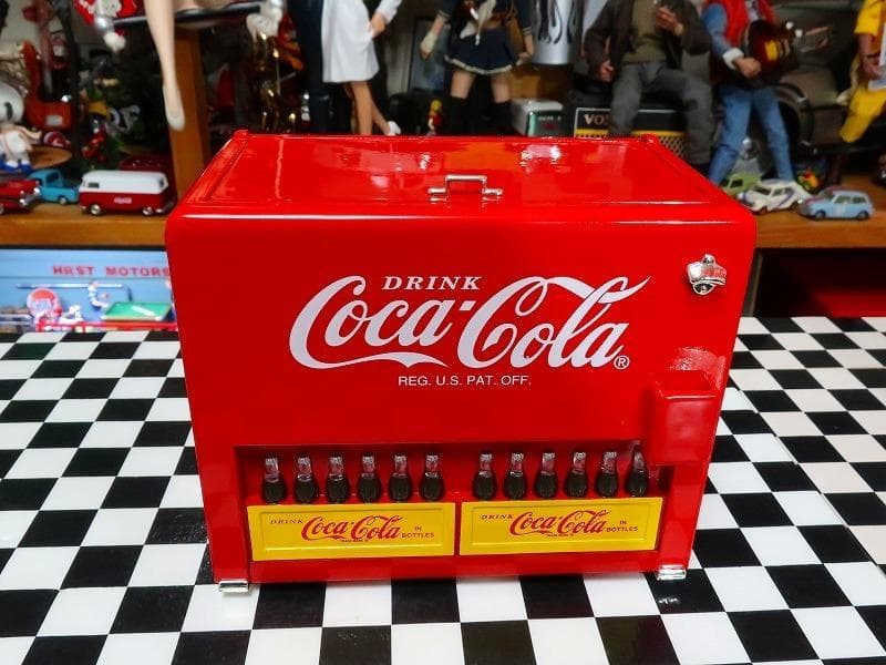 コカコーラ ビンテージ クーラーボックス型バンク 音楽 効果音