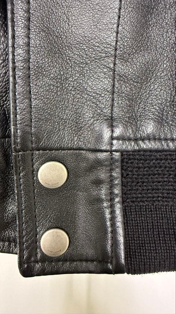 Saint Laurent サンローラン レザージャケット　デザイナー着用