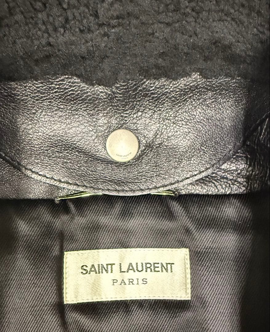 Saint Laurent サンローラン レザージャケット　デザイナー着用