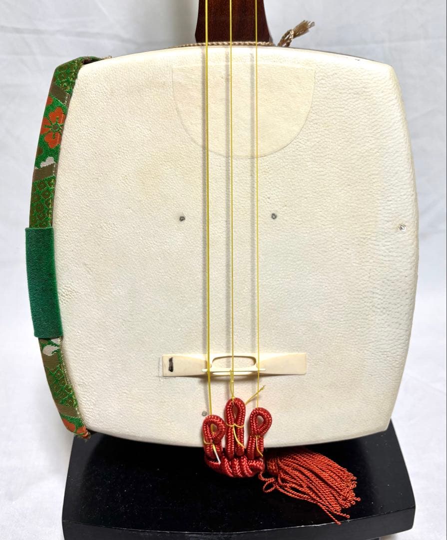 三味線セット 細棹 三つ折り棹 バチ