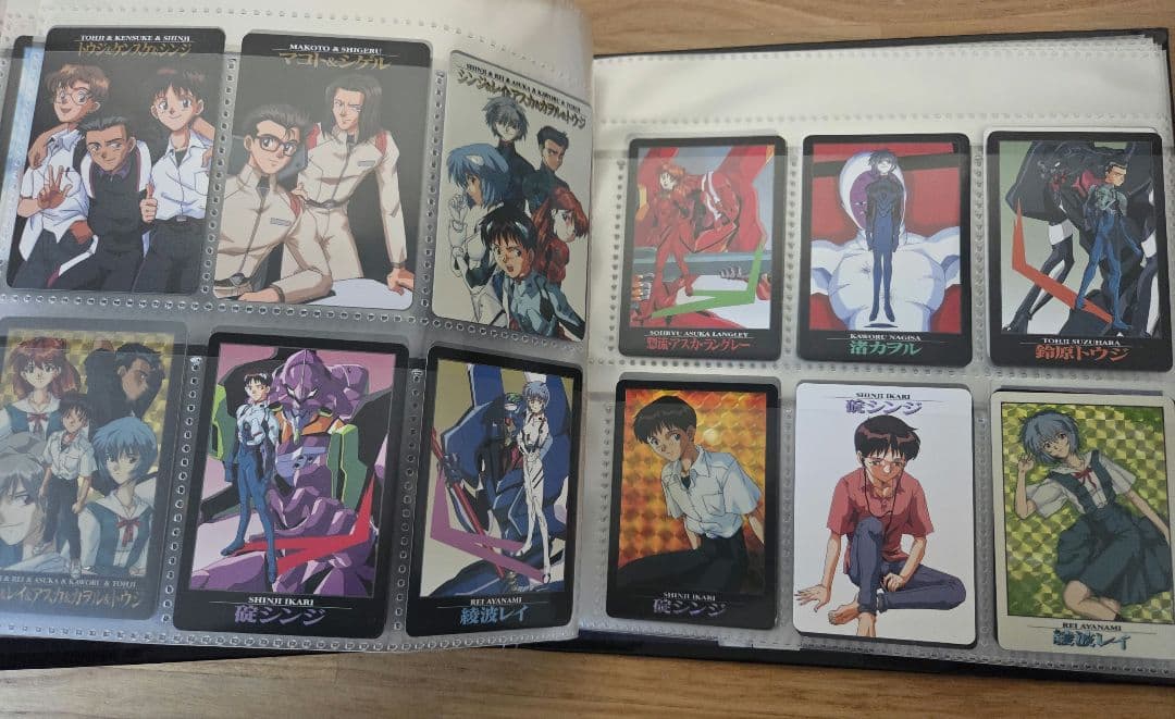 エヴァンゲリオンカードダスコンプリートアルバム付き108未剥がし付き