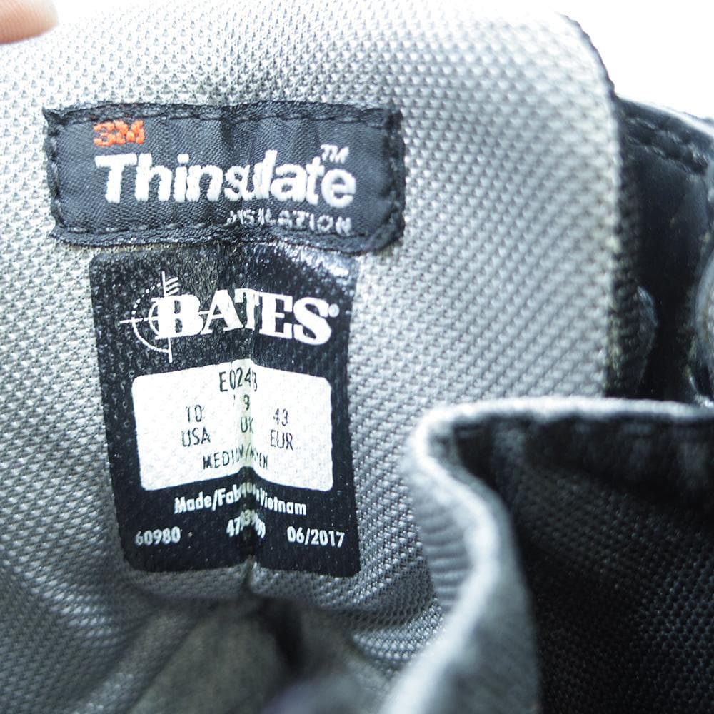 28㎝相当　Bates GX-8 ゴアテックス サイドジッパーブーツ/P4254