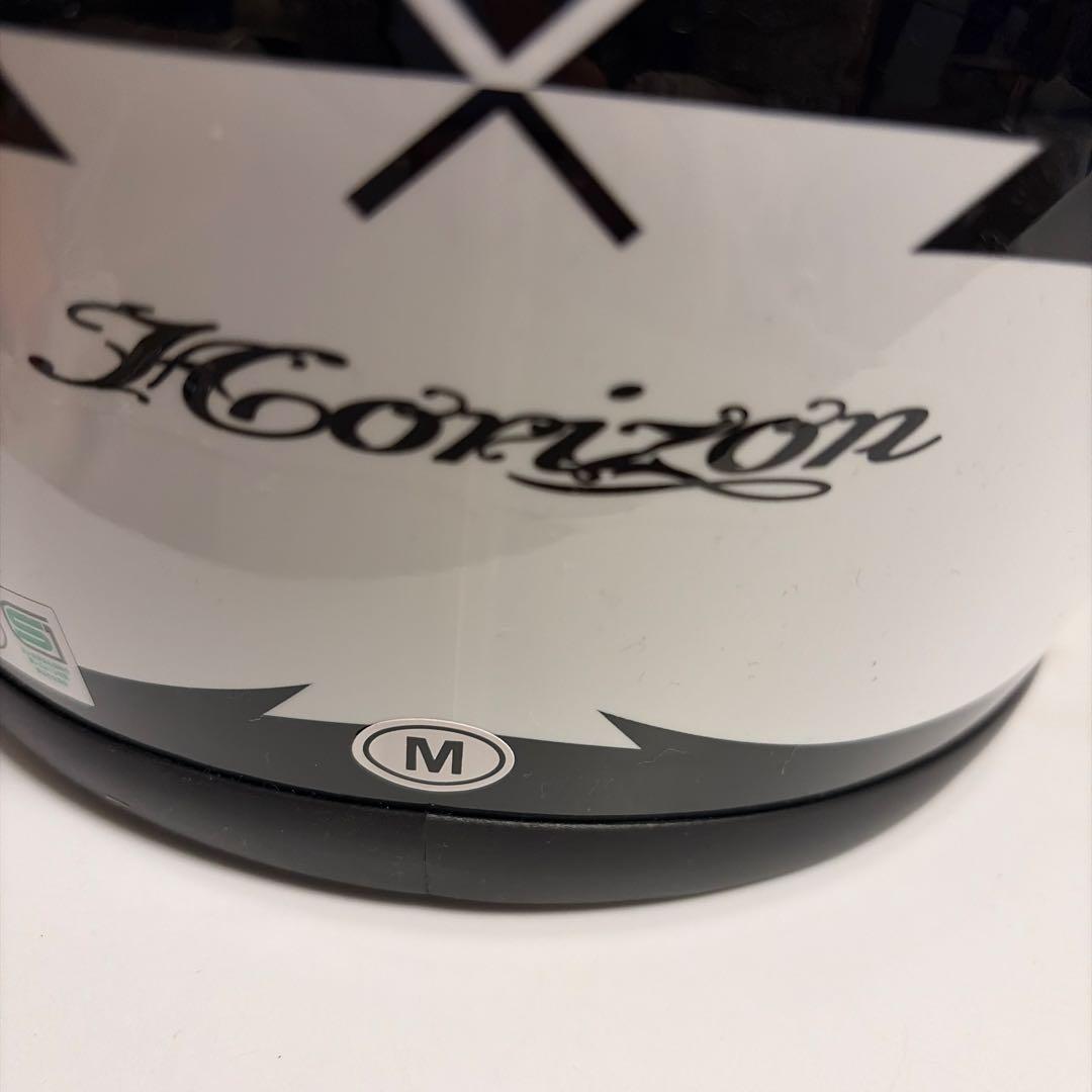 Horizon Vanson コラボ　フルフェイスヘルメット 黒/白