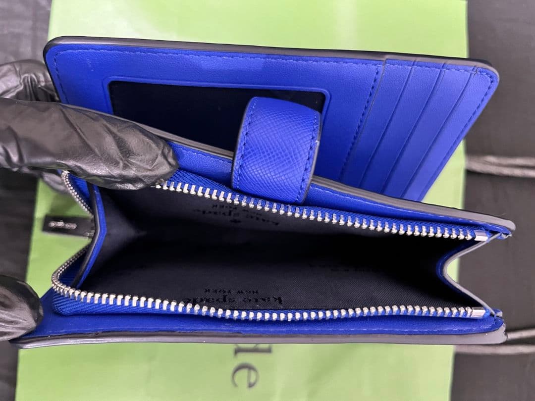 ケイトスペード 二つ折り財布 kate spade シュイラー ウェーブ ストラ