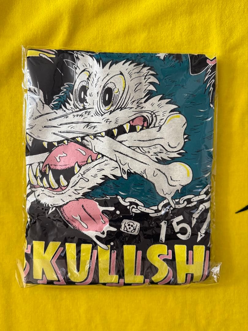 マンウィズ SKULLSHIT コラボTシャツ Lサイズ