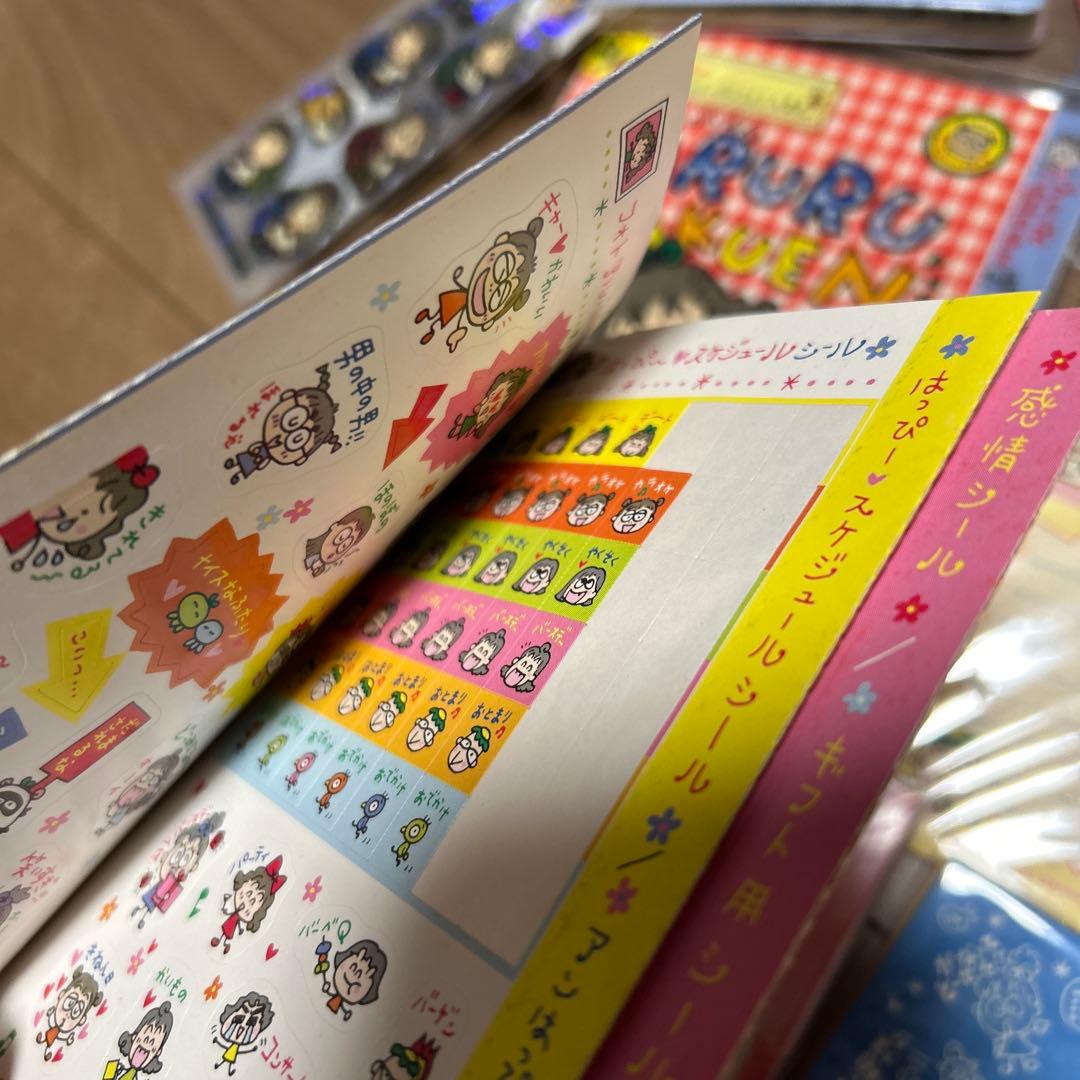 るるる学園　宝物セット　ノート　ハンカチ　シール　レターセット　サンリオ　当時物