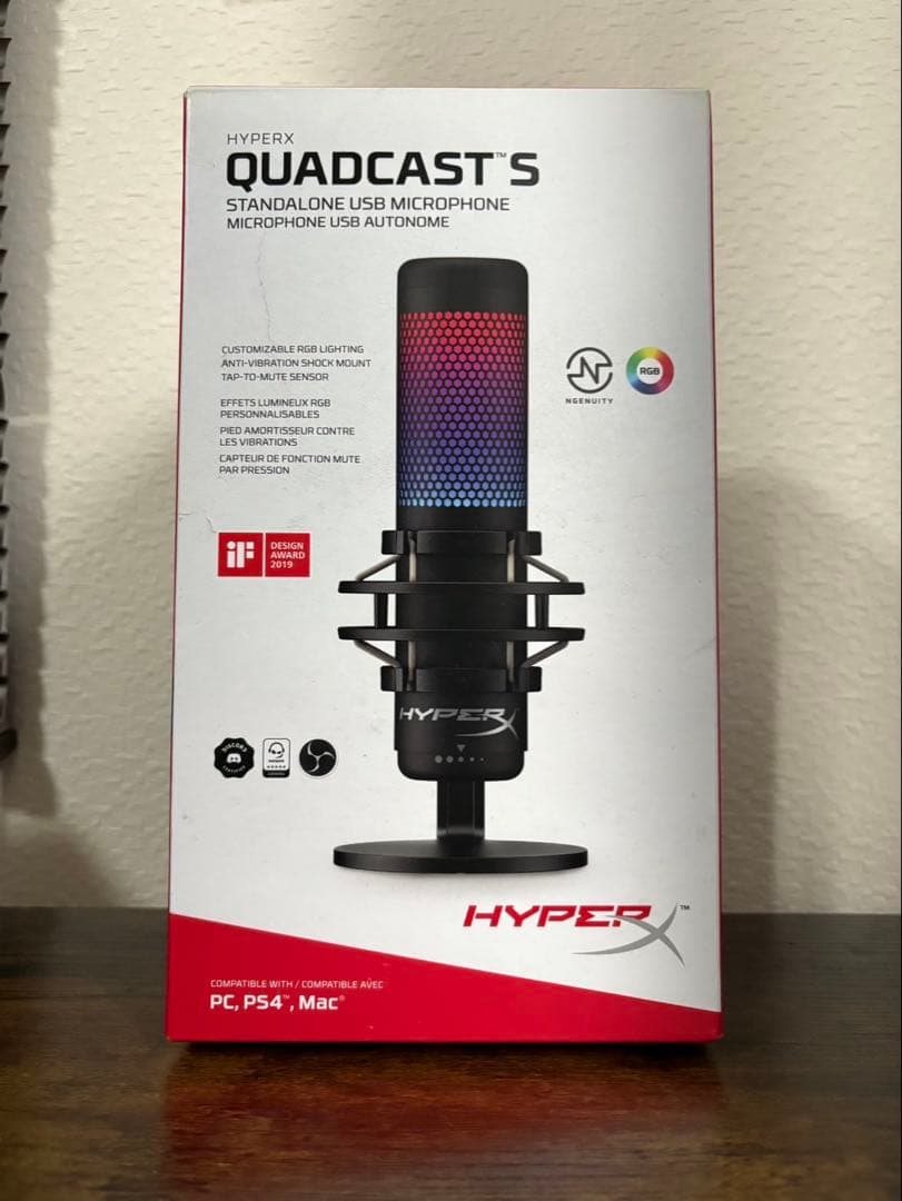 HyperX QuadCast S マイク